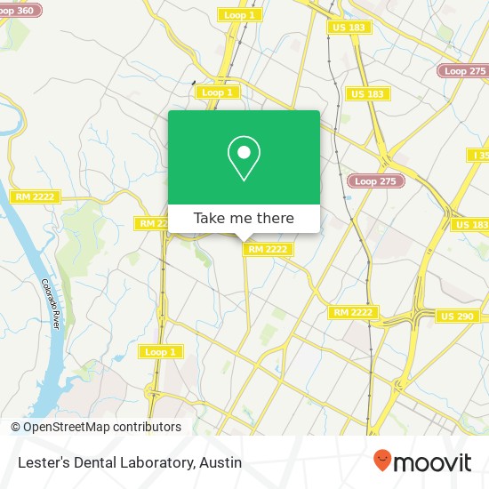 Lester's Dental Laboratory map