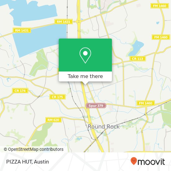 Mapa de PIZZA HUT