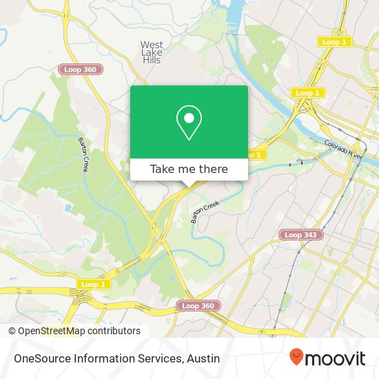 Mapa de OneSource Information Services