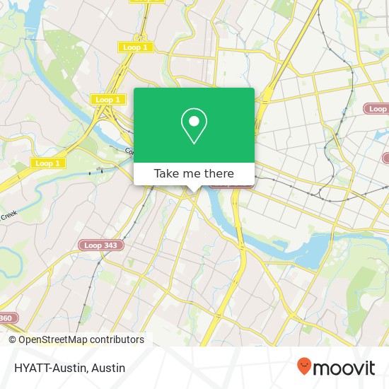 HYATT-Austin map