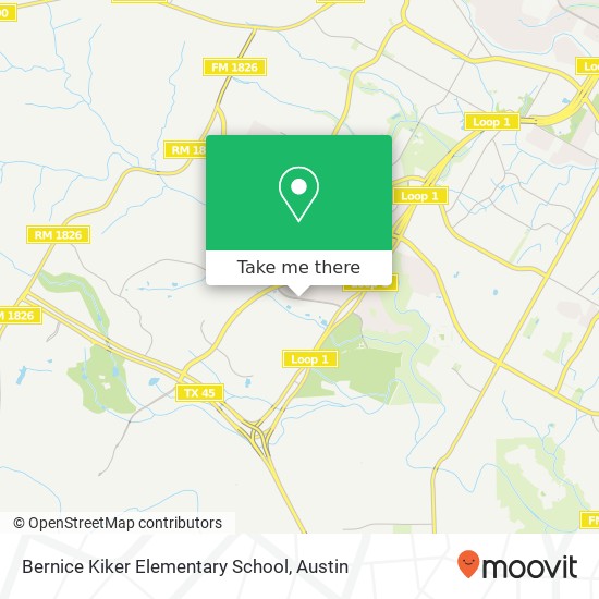 Mapa de Bernice Kiker Elementary School