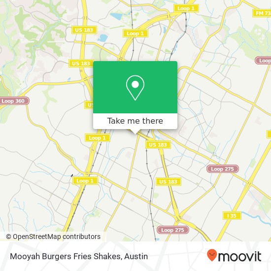 Mooyah Burgers Fries Shakes, 9070 Research Blvd Austin, TX 78758 map