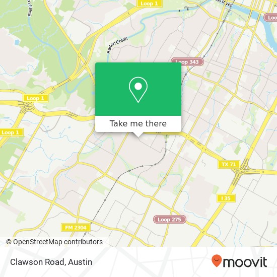 Mapa de Clawson Road