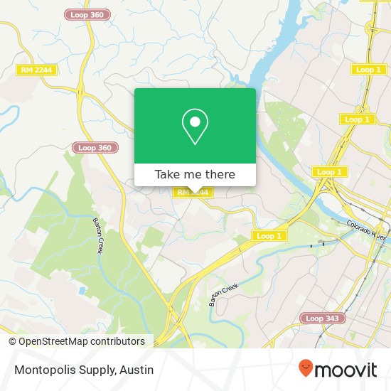 Montopolis Supply map