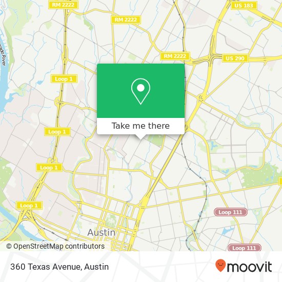 Mapa de 360 Texas Avenue