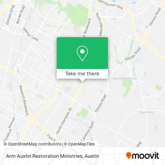 Mapa de Arm Austin Restoration Ministries