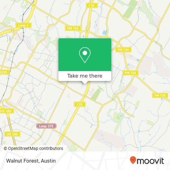 Walnut Forest map