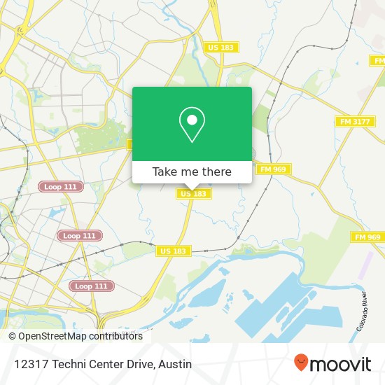 Mapa de 12317 Techni Center Drive