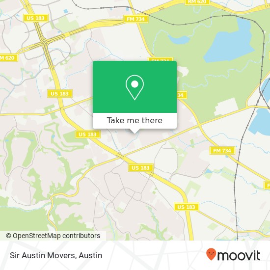 Sir Austin Movers map