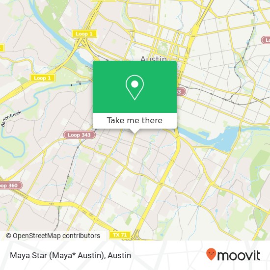 Maya Star (Maya* Austin) map