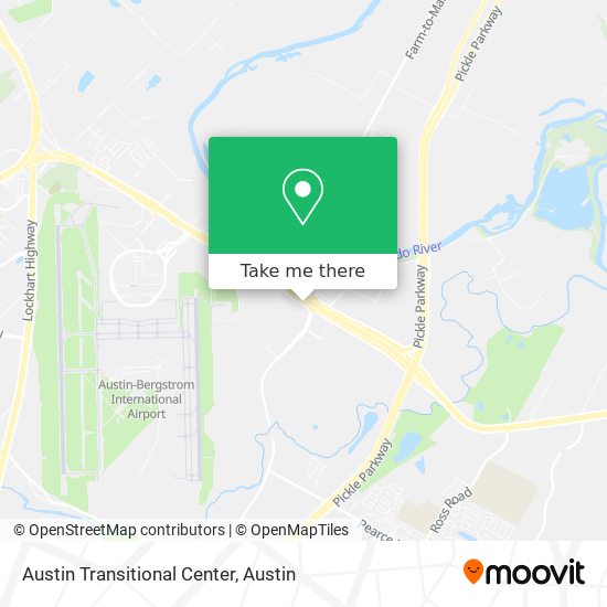 Austin Transitional Center map
