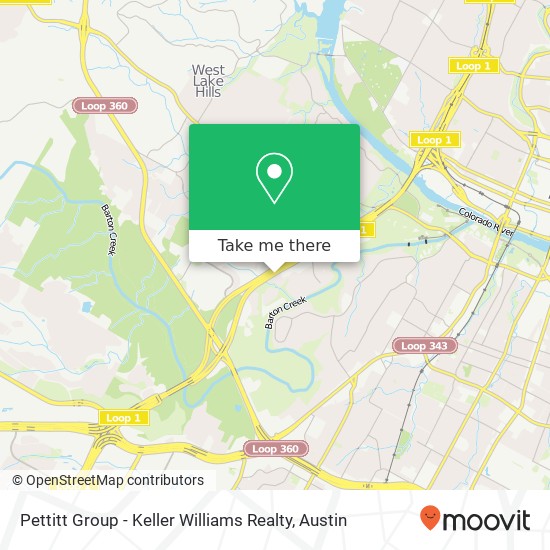 Mapa de Pettitt Group - Keller Williams Realty