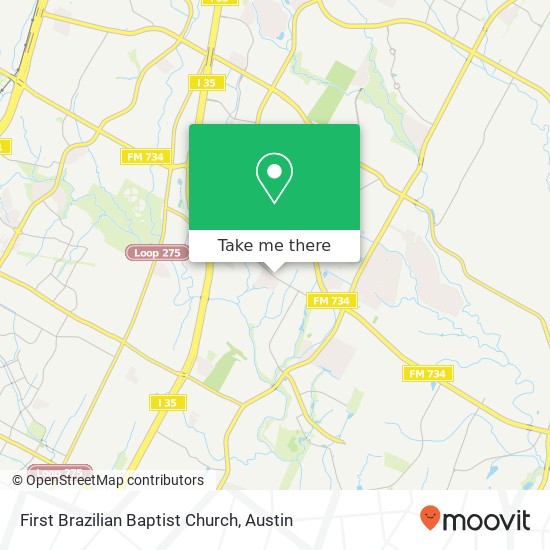 Mapa de First Brazilian Baptist Church