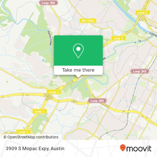 Mapa de 3909 S Mopac Expy