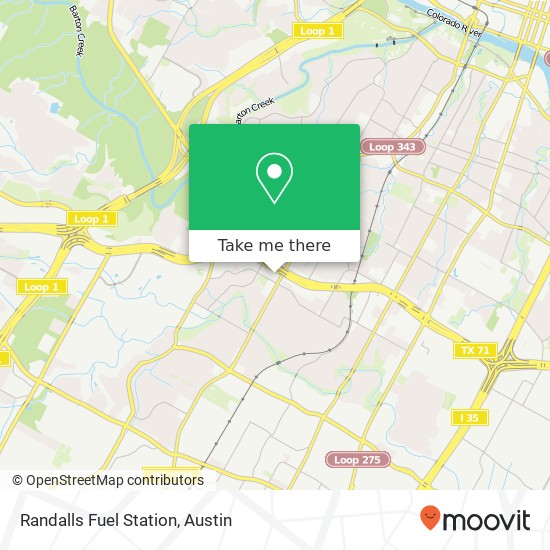 Mapa de Randalls Fuel Station