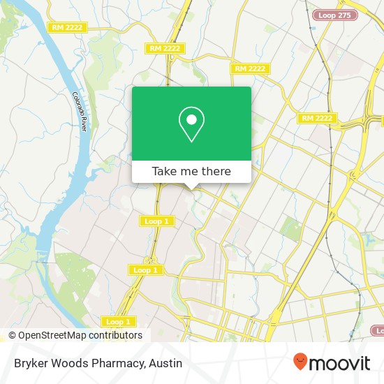 Bryker Woods Pharmacy map