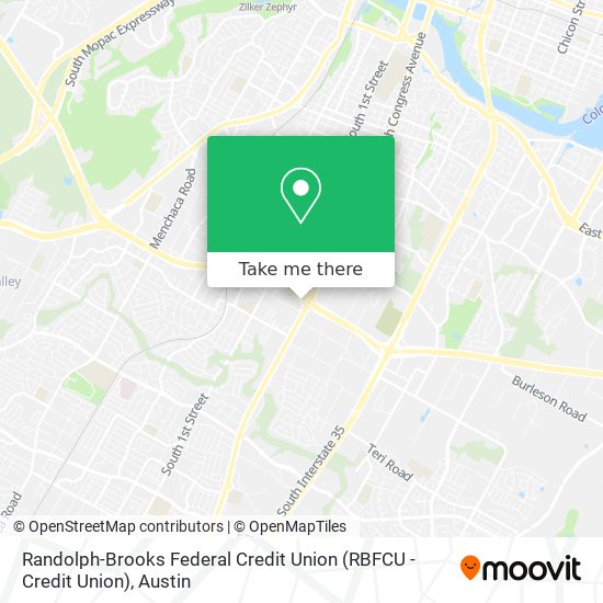 Mapa de Randolph-Brooks Federal Credit Union (RBFCU - Credit Union)
