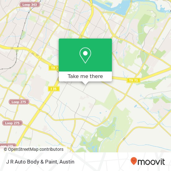 J R Auto Body & Paint map