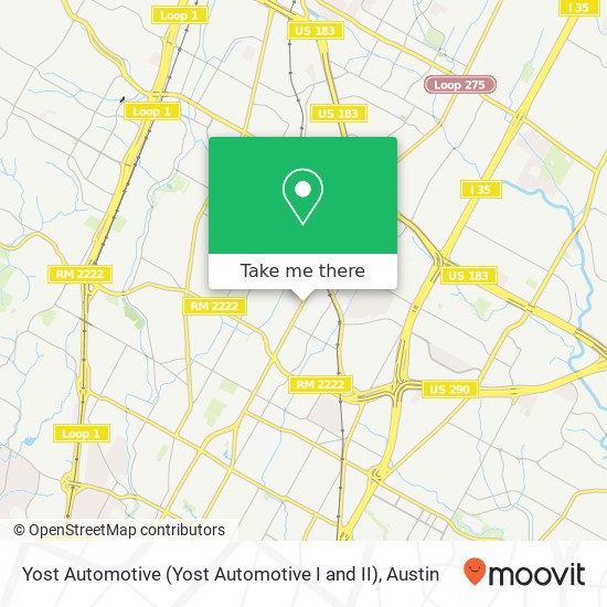 Mapa de Yost Automotive (Yost Automotive I and II)