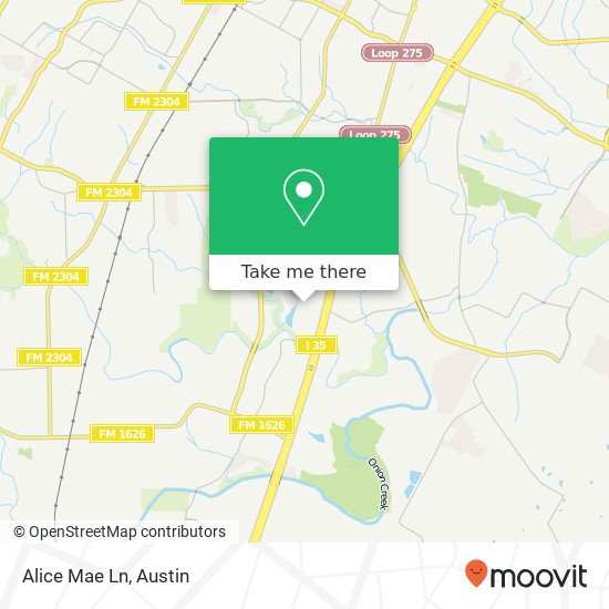 Alice Mae Ln map