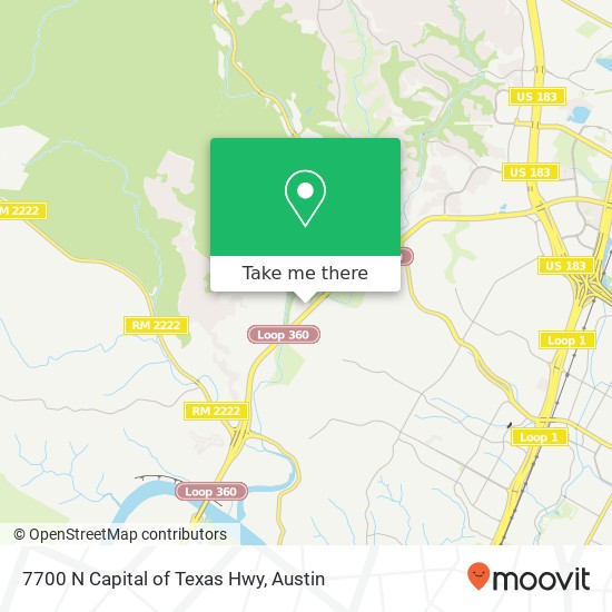 Mapa de 7700 N Capital of Texas Hwy