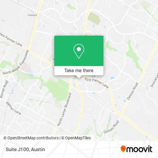 Suite J100 map