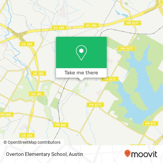 Mapa de Overton Elementary School