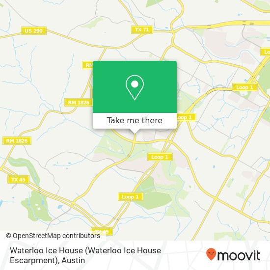 Waterloo Ice House map