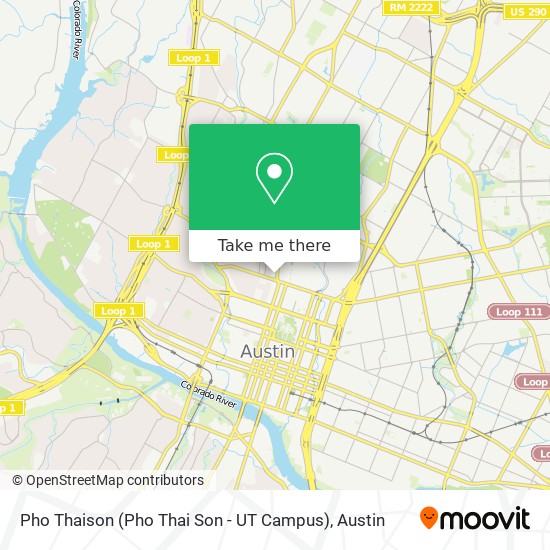 Mapa de Pho Thaison (Pho Thai Son - UT Campus)