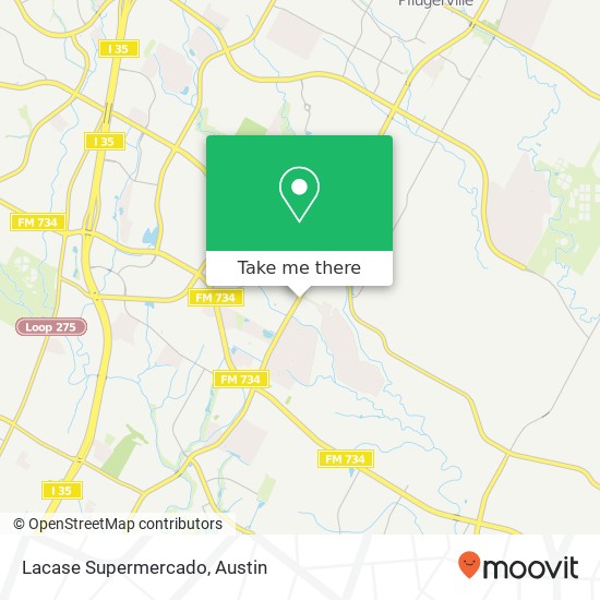Lacase Supermercado map