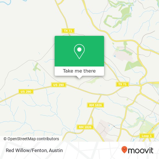 Mapa de Red Willow/Fenton