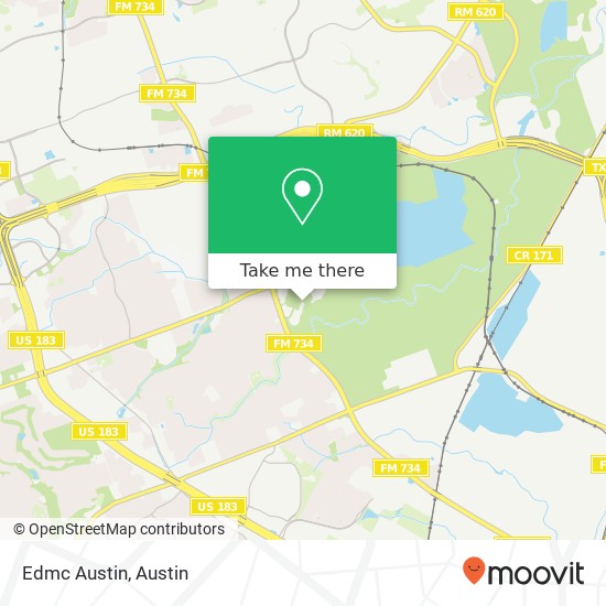 Mapa de Edmc Austin