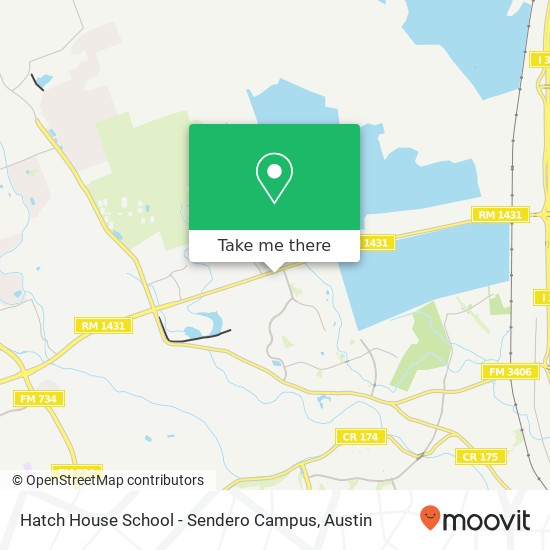 Mapa de Hatch House School - Sendero Campus
