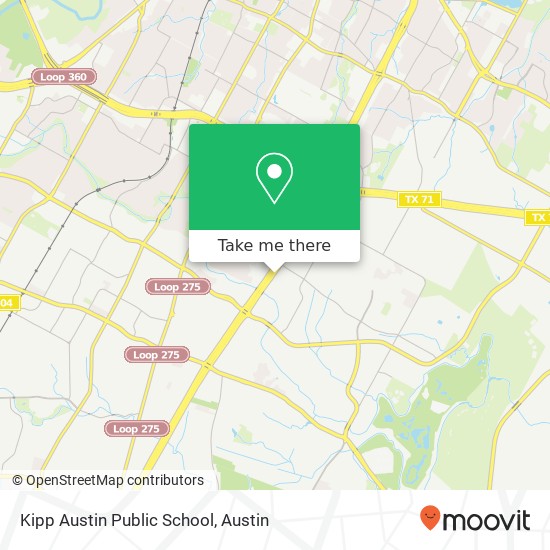 Kipp Austin Public School map