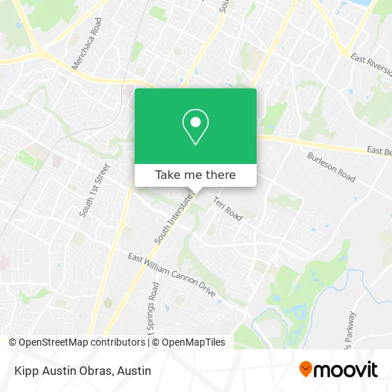 Kipp Austin Obras map