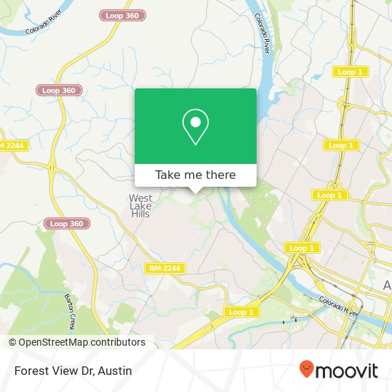 Mapa de Forest View Dr