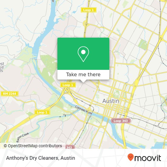 Anthony's Dry Cleaners map