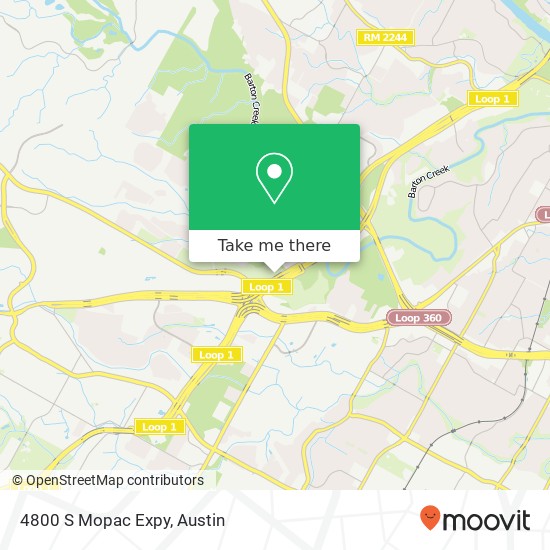 4800 S Mopac Expy map