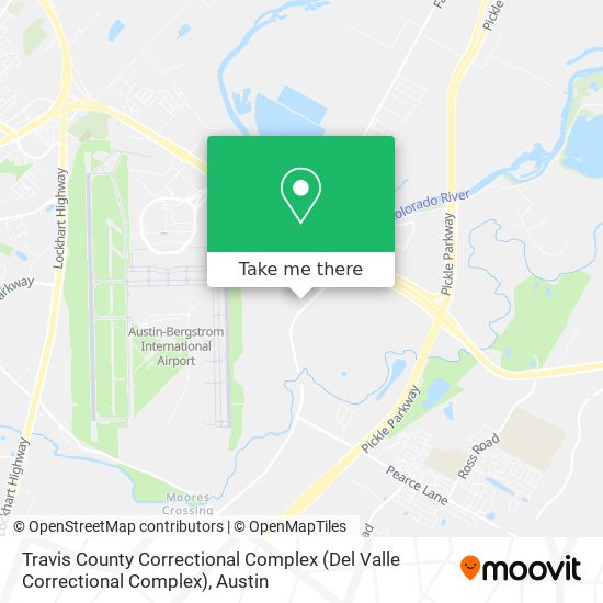 Mapa de Travis County Correctional Complex (Del Valle Correctional Complex)