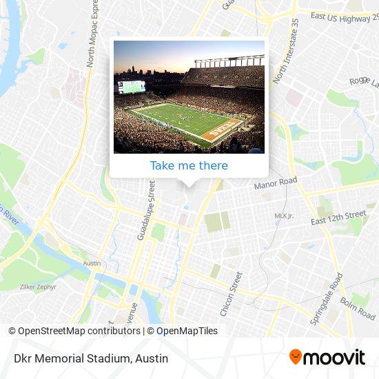 Dkr Memorial Stadium map