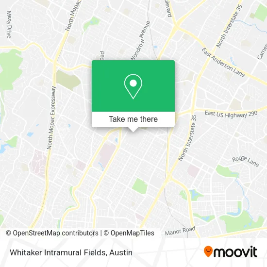 Mapa de Whitaker Intramural Fields
