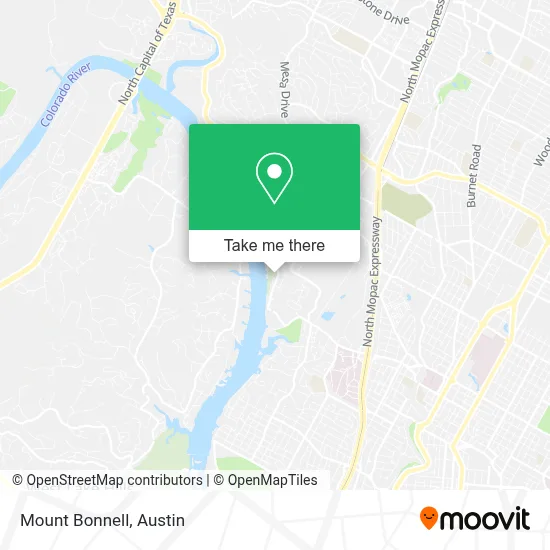 Mount Bonnell map
