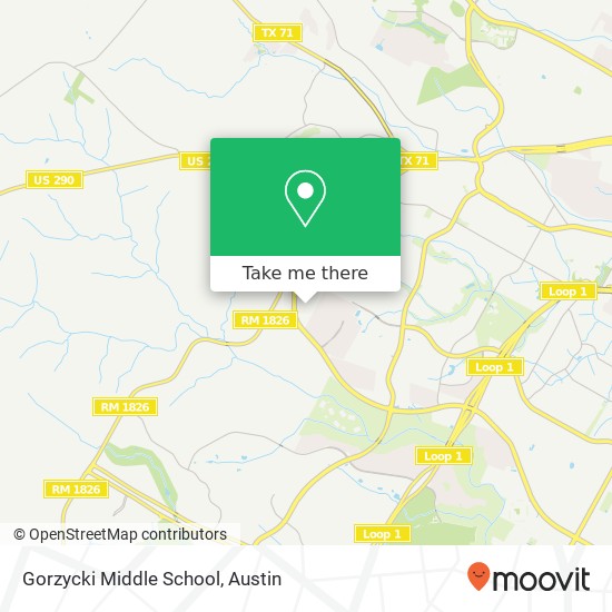 Mapa de Gorzycki Middle School