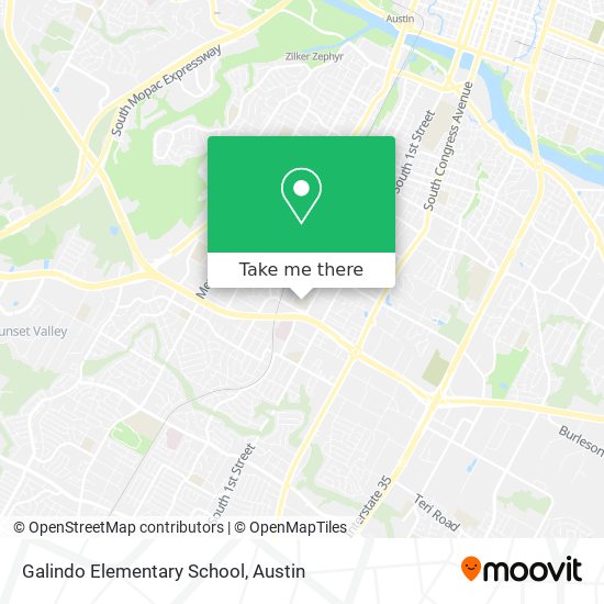 Galindo Elementary School map