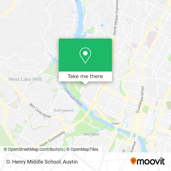 O. Henry Middle School map