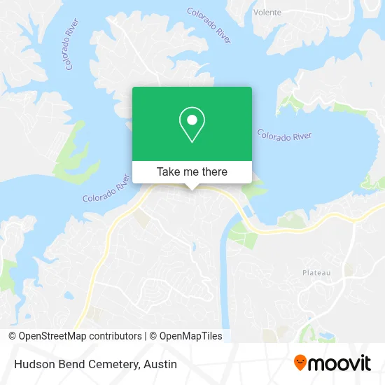 Hudson Bend Cemetery map