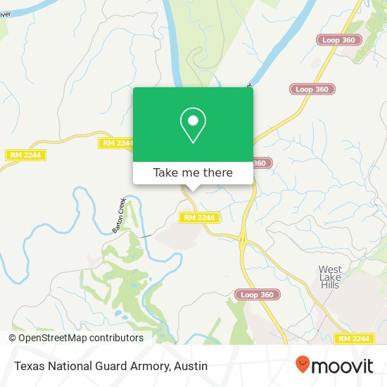 Mapa de Texas National Guard Armory