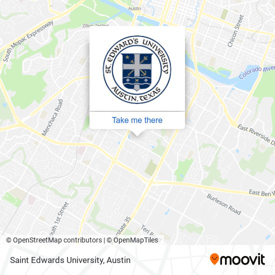 Saint Edwards University map