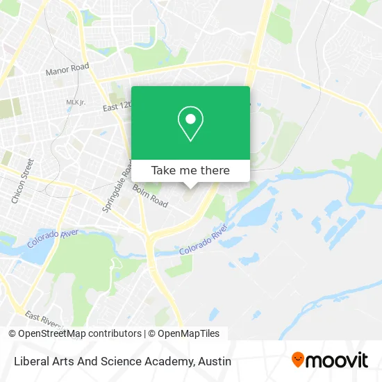 Liberal Arts And Science Academy map