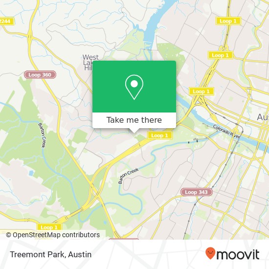 Mapa de Treemont Park